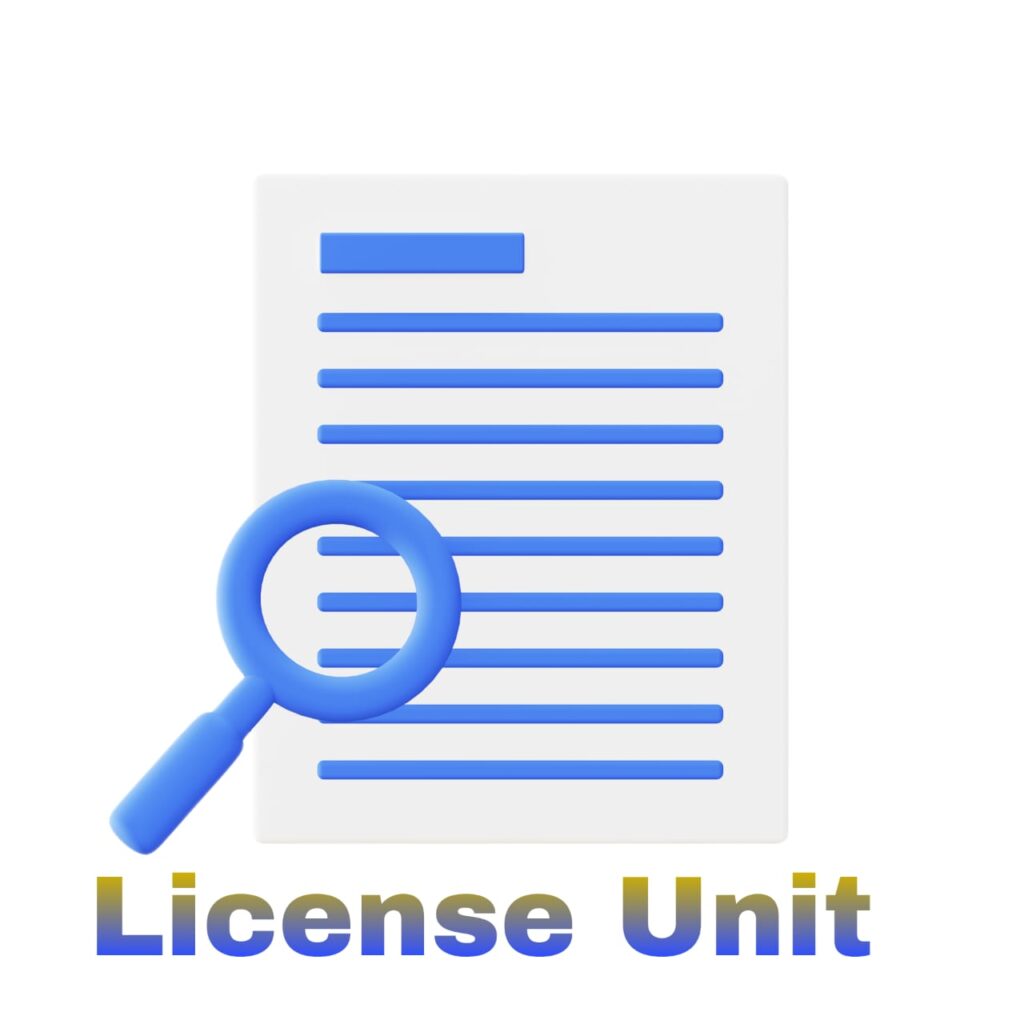 license unit